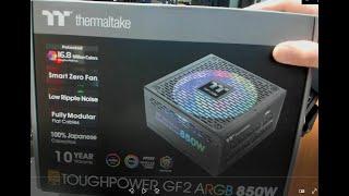 Apache Helicopter Gunship PC Build.  Thermaltake 850 Watt ARGB Power Supply  Installation.