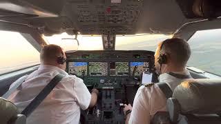 Landing a Gulfstream in NY.