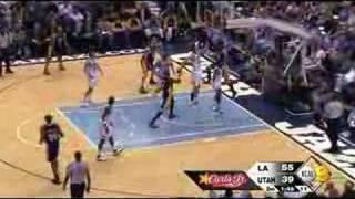 Kobe Bryant MVP 27 LA Lakers VS Utah Jazz HD 2008
