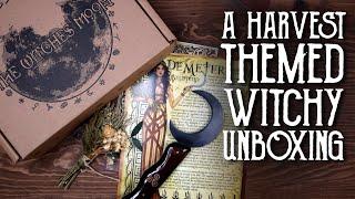 Open a Witches Moon Harvest Witchy Subscription Box With Me - Witchy Unboxing - Magical Crafting