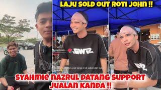 Nazrul Syahmie Datang Support Gerai Kanda !! Laju Roti John Kanda Sold !!