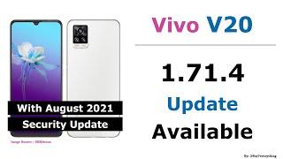 Vivo V20 | Version 1.71.4 update available