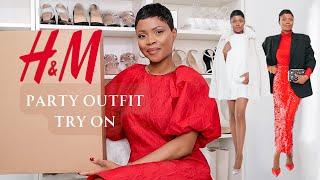 NEW IN H&M PARTY HAUL & TRY ON | ama loves beauty