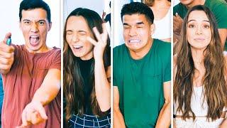 DON'T FLINCH Challenge! ft Merrell Twins & Aaron