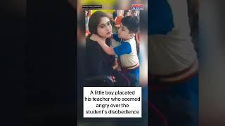 Viral Video: Little Boy Leaves Netizens In Awe With Adorable Apology To Angry Teacher #shorts #viral