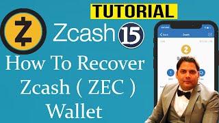 How To Recover Zcash ( ZEC ) Wallet | Best Cryptocurrency Wallets