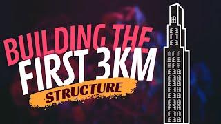 Building the first 3km structure. Insane engineering