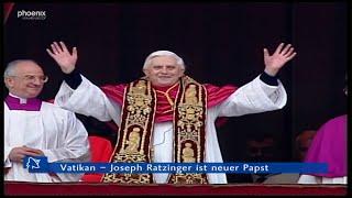 19. April 2005: Joseph Ratzinger wird Papst Benedikt XVI.