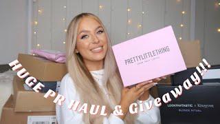 HUGE PR HAUL + NEW MAKEUP! Giveaway | Elle James