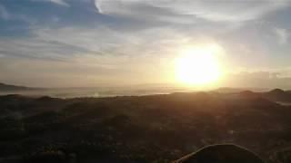 Sunrise at Chocolate Hills, Bohol - March 2019 - DRONE - PHILIPPINES TRAVEL