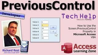 How to Use the Screen.PreviousControl Property in Microsoft Access VBA