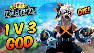 Bakugo Wipes Out ENTIRE TEAM in SOLO FINISH l MY HERO ULTRA RUMBLE