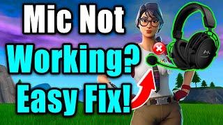 How to Fix Mic Not Working in Fortnite on PC (Best Method!)