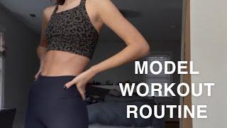 my fitness journey // model workout routine