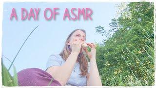 A DAY OF ASMR ️ (real sounds, no talking)