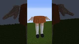 I BUILDED SQUID GAME DOLL IN MINECRAFT #squidgame #shorts #minecraft
