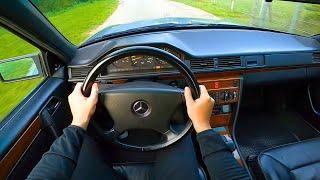 1991 Mercedes Benz W124 300E 4Matic - pov test drive