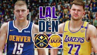 LAKERS vs NUGGETS | NBA 2K25 (PS5 PRO) [4K60]