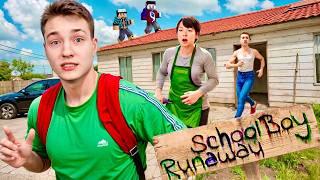 ПЫТАЮСЬ ТАЙНО СБЕЖАТЬ от ЗЛЫХ РОДИТЕЛЕЙ в SCHOOLBOY RUNAWAY в Майнкрафт...