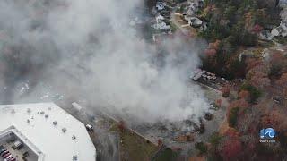 Officials monitor fire at Williamsburg Premium Outlets