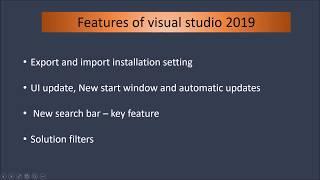 What's New In VS2019 - Export and import installation setting