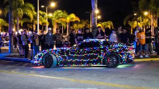 Provisions Cars & Coffee After Hours | Pullout's in front of Cops! | December 2024 #carsandcoffee