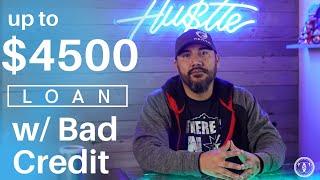 Up to $4500 Bad Credit Loan | Personal Loans for NO CREDIT (or BAD CREDIT) | No consigner required