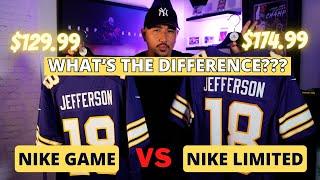 NIKE GAME JERSEY VS NIKE VAPOR FUSE LIMITED JERSEY 2023 | WHAT'S THE DIFFERENCE??? | NFL Jerseys |