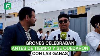 Grones celebraban antes de tiempo y se quedaron con las ganas