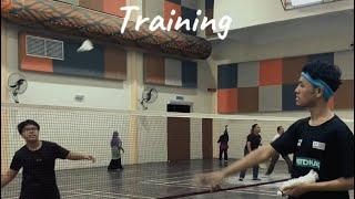 {VLOG} Training badminton