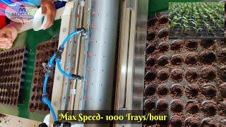 Seedling Machine for Nursery| Seed sowing Machine. How to sow seeds fast.