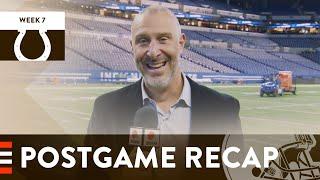 Browns vs. Colts Week 7 | Postgame Recap