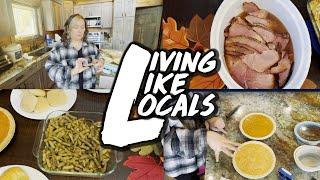 Cook A Thanksgiving Meal with me! Featuring Mamaws Recipes.