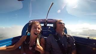 Vans RV-7 Swissmountains with Tanja. Aerobatics and Mountains. Girl have Fun