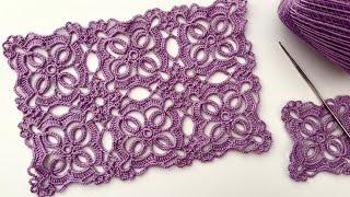 EASY CROCHET  Blouse Shawl Tunic Table Runner Pattern