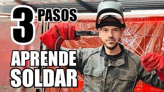 APRENDE A SOLDAR CON ELECTRODO en solo 3 PASOS