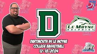 Dartmouth vs Le Moyne 12/18/24 Free College Basketball Picks and Predictions  | NCAAB Pick