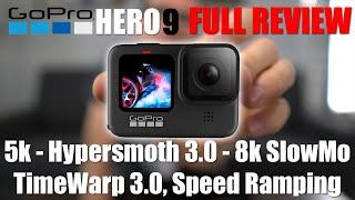 GoPro HERO 9 vs 8 - 5k, Hypersmooth 3.0, Horizon Leveling, Timewarp 3.0, 8x Slo-Mo