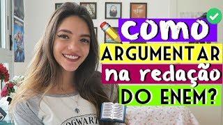 ESTRATÉGIAS ARGUMENTATIVAS PARA A REDAÇÃO DO ENEM - Débora Aladim