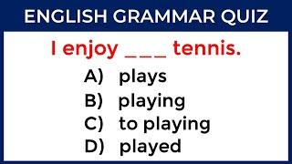 Mixed English Grammar Quiz: CAN YOU SCORE 35/35? #challenge 57