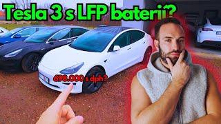 Tesla Model 3 REFRESH 2021 LFP baterie z Číny | 698.000,- Kč s DPH | Sázka na jistotu?