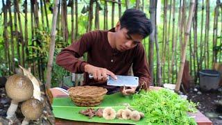 Cooking edible mushroom for rainy season | kabagis | Rural life in the Philippines Episode 23