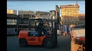 SNSC 3.5-4-Mini 5Ton diesel forklift work in USA