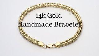 14k Gold Bracelet Handmade