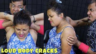 Loud Body Cracks by Asim Barber | Head Massage & Neck Cracking | Spine Cracking | Body Massage ASMR