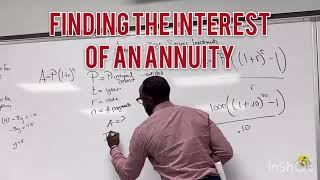 Personal Finance: Value of an Annuity