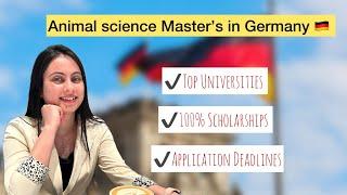 Animal Science Master’s Courses in Germany| Top Universities| Scholarships and Study Abroad Guide