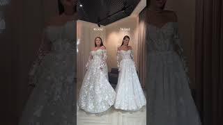 The same dress - different sizes #2024weddingtrends #weddingdress #bride