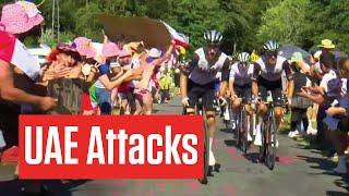 Tadej Pogacar & Jonas Vingegaard ATTACH To Yates Attack In Stage 13 Of The Tour de France