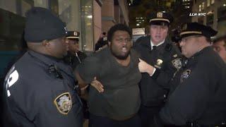 Multiple Protestors Arrested at Free Palestine Protest Columbus Circle to Grand Central NYC 11.10.23